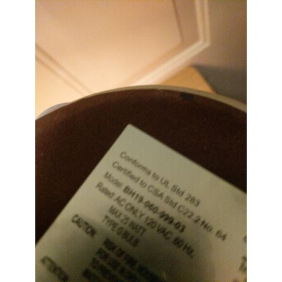 Better Homes & Gardens 25W full size blur paint drip ceramic scented wax warmer - Picture 4 of 4